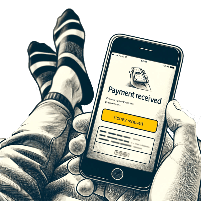 image of cop in rear view mirror